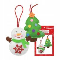 Opakowanie Zestaw kreatywny bałwan i choinka do uszycia 2szt