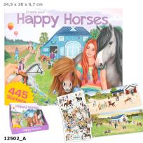 Opakowanie Zestaw kreatywny Koniki Happy Horses  z naklejkami 12502A