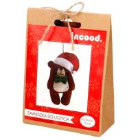 Opakowanie Zestaw kreatywny miś do uszycia kraft