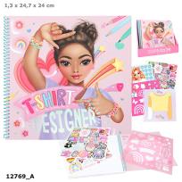 Opakowanie Zestaw kreatywny T-shirt Top Model z szablonami i naklejkami 12769A