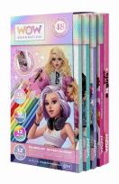 Opakowanie Zestaw kredki 48 kolorów + notes WOW