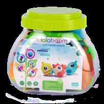Opakowanie Zestaw kulko-klocków zwierzątka leśne 21 elementów 21 elementów Lalaboom 61676