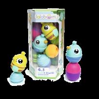 Opakowanie Zestaw kulko-klocków zwierzątka leśne 24 elementy Lalaboom 61682