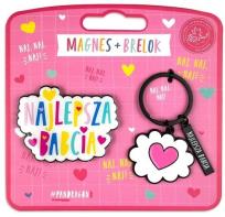 Opakowanie Zestaw magnes + brelok Najlepsza babcia