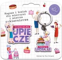 Opakowanie Zestaw magnes + brelok Wypieki