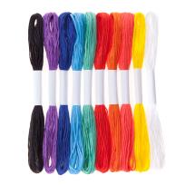 Opakowanie Zestaw mulin w nasyconych tęczowych kolorach 8m 10 szt.