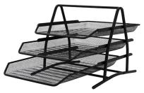 Opakowanie Zestaw na biurko Q-Connect 3 szuflady metalowe czarne