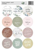 Opakowanie Zestaw naklejek - pastel