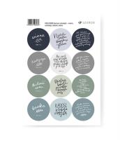 Opakowanie Zestaw naklejek - Wiara, nadzieja, miłość, łaska