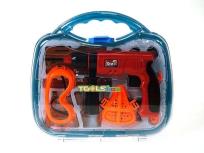 Opakowanie Zestaw narzędzi w walizce z wiertarką