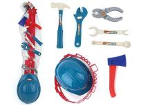 Opakowanie Zestaw narzędzi z pasem i kaskiem