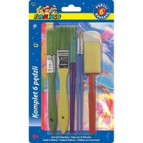 Opakowanie Zestaw pędzli i pędzli gąbkowych 6szt