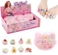 Opakowanie Zestaw piękności pierścionki 12szt