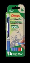 Opakowanie Zestaw piór kulkowych Pentel EnerGel BL77E-ECO 4 szt.