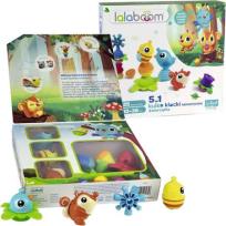 Opakowanie Zestaw prezentowy kulko-klocków zwierzaki 25 elementów 61679 Lalaboom