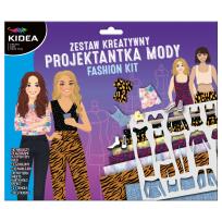 Opakowanie Zestaw projektantka z szablonami 10 arkuszy Kidea