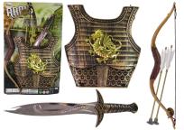 Opakowanie Zestaw rycerza zbroja, łuk, miecz