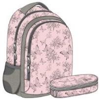 Opakowanie Zestaw Stright Plecak + saszetka Motyle vintage