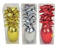 Opakowanie Zestaw wstążka + 3 rozetki połysk JYWK 556