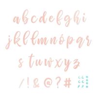 Opakowanie Zestaw wykrojników - Alfabet mały 33szt