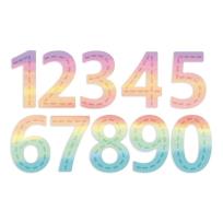 Opakowanie Zestaw wykrojników - Cyfry z przeszyciem 10szt