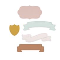 Opakowanie Zestaw wykrojników - Szyldy 5szt