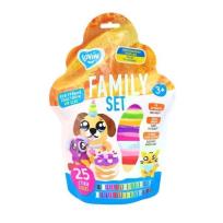 Opakowanie Zestaw z lekką ciastoliną Family Set 25 kolorów