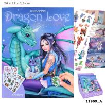 Opakowanie Zestaw z naklejkami Top Model Dragon Love 11909A