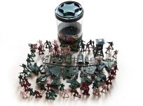 Opakowanie Zestaw żołnierzyków w tubie