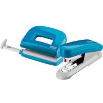 Opakowanie Zestaw zszywacz E15 + dziurkacz E210 jasnonieb
