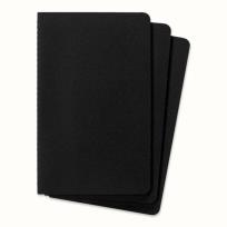 Opakowanie Zeszyt 13x21 kratka 40K czarny (3szt) MOLESKINE