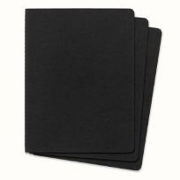Opakowanie Zeszyt 19x25 linia 60K czarny (3szt) MOLESKINE