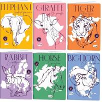 Opakowanie Zeszyt A4/60K kratka Animals (10szt) MAR MAR