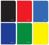 Opakowanie Zeszyt A4 60k kratka PP pakiet 6 sztuk mix