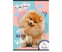 Opakowanie Zeszyt A5 16k kratka my little friend mix pakiet 15 szt.