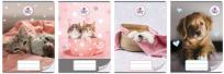 Opakowanie Zeszyt A5/16K kratka The Sweet Pets (20szt)