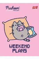 Opakowanie Zeszyt A5 32k. 3-linia linia dwukolorowa PUSHEEN mix pakiet 15 szt.