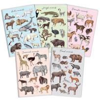 Opakowanie Zeszyt A5/32K linia Zwierzęta PP (5szt)