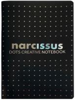 Opakowanie Zeszyt A5 56k kropki czarny pakiet 6 sztuk