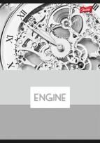 Opakowanie Zeszyt A5 60K krata ENGINE PAKIET 10 SZTUK