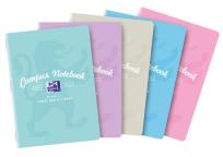 Opakowanie Zeszyt A5/60K kratka Campus Pastel (5szt) OXFORD