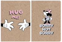 Opakowanie Zeszyt A5/60K kratka Kraft Liner Minnie (5szt)