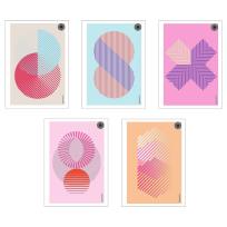 Opakowanie Zeszyt A5/60K kratka New Geometric (10szt)