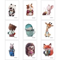 Opakowanie Zeszyt A5/60K kratka PP Cute (9szt) NARCISSUS