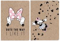 Opakowanie Zeszyt A5/60K linia Kraft Liner Minnie (5szt)