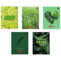 Opakowanie Zeszyt A5/80K kratka Think Green (5szt)