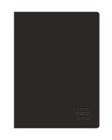 Opakowanie Zeszyt A5 96k kratka Herlitz rainbow classic czarny pakiet 5 szt.