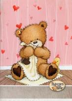 Opakowanie Zeszyt A5 Popcorn The Bear w kratkę 80 kartek