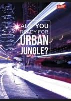 Opakowanie Zeszyt A5 w linie 60 kartek Urban Jungle 10 sztuk mix