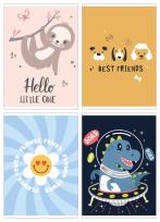 Opakowanie Zeszyt GIMBOO A5 w 3 linie 16 kartek mix